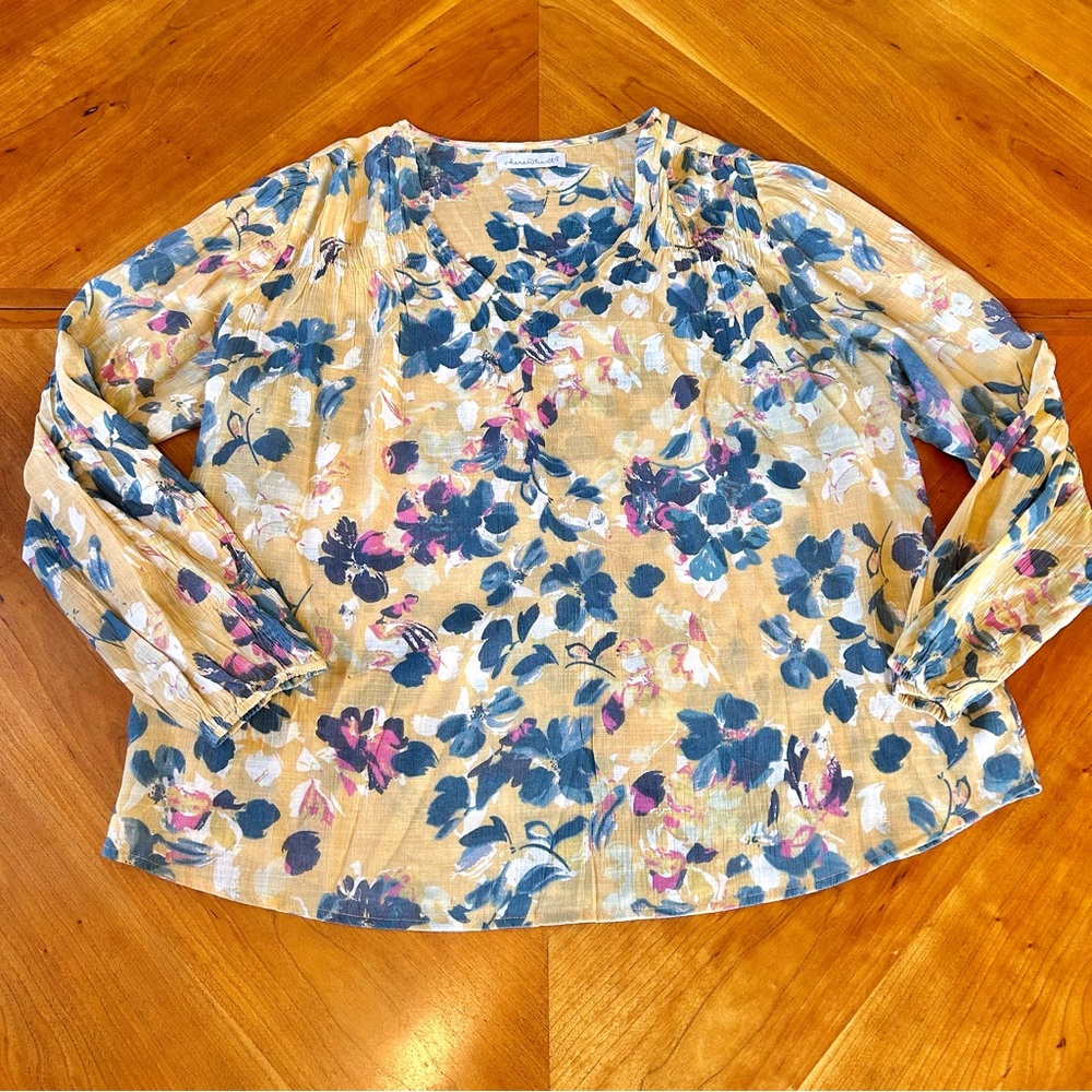 Keren Hart Floral Long Sleeve Blouse